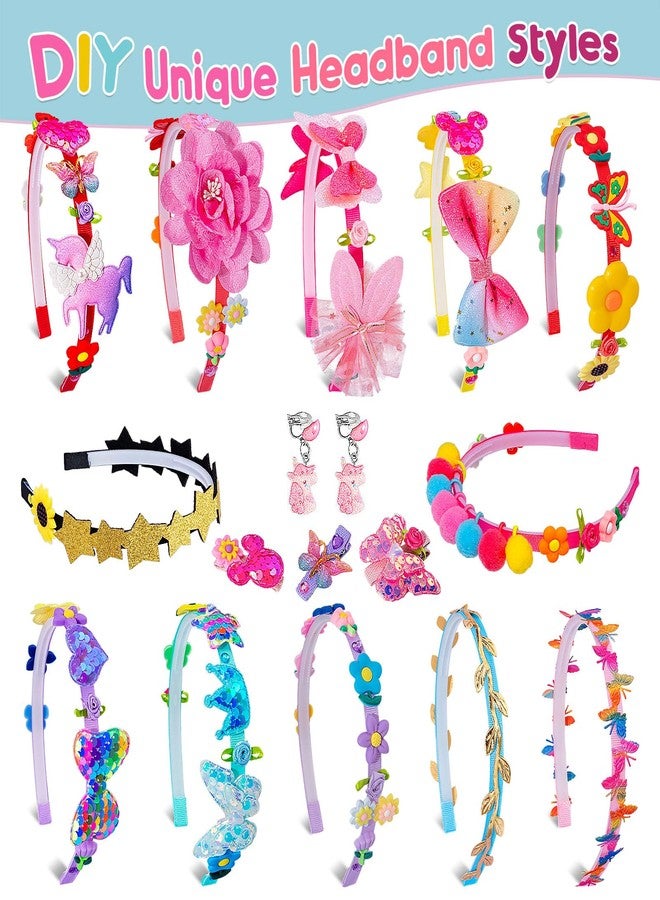 SUYUKI DIY Hair Accessories Kit - Make Your Own Fashion Headbands for Kids 4-12 - Image 3